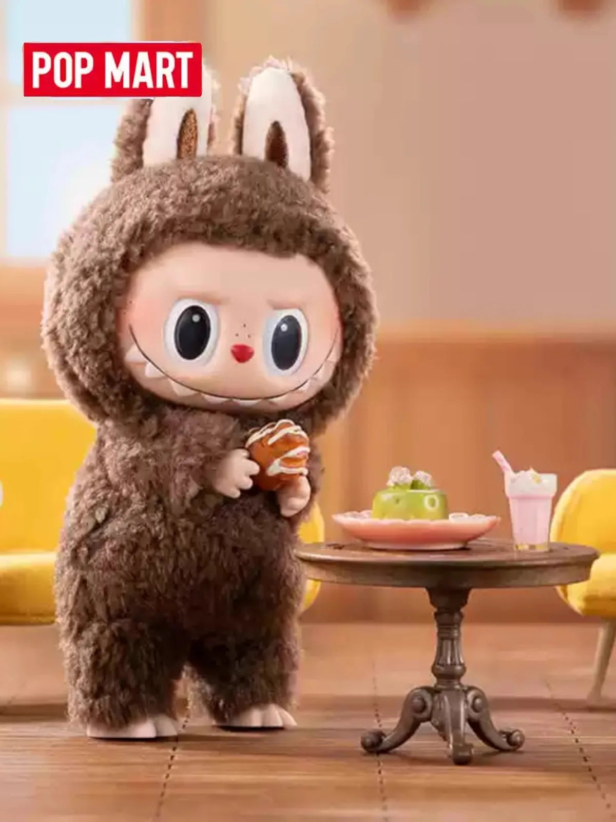 Genuine Popmart Labubu V1 V2 V3 Heartbeat Macaron Have A SEAT Big Into Energy Series Pendant Doll Decor Keychain Collection