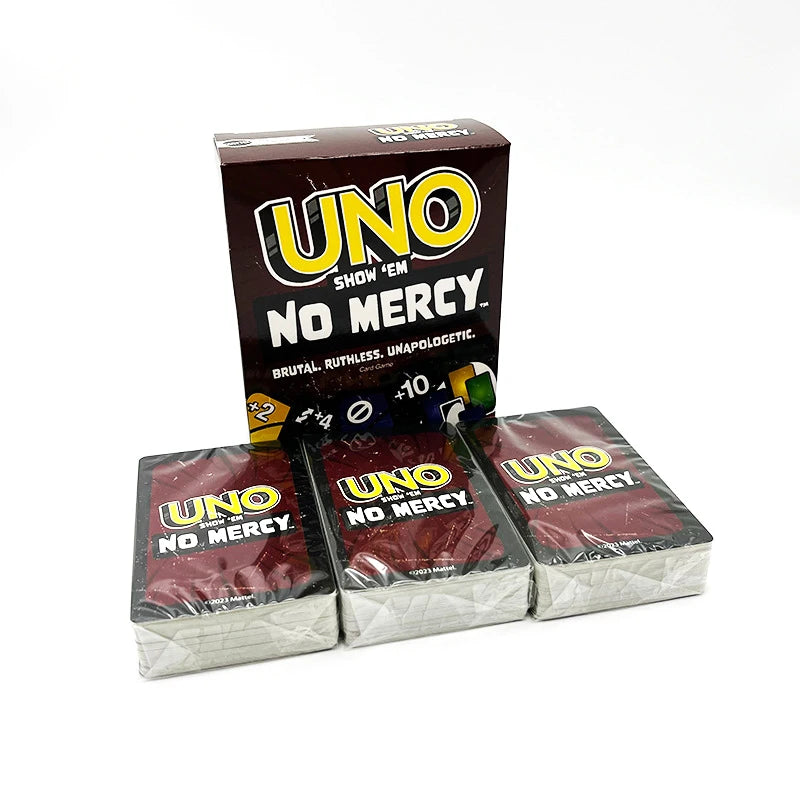 Uno No mercy Game Board Games UNO Cards Table Family Party Entertainment UNO Games Card Toys Children Birthday Christmas
