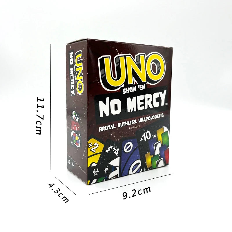 Uno No mercy Game Board Games UNO Cards Table Family Party Entertainment UNO Games Card Toys Children Birthday Christmas