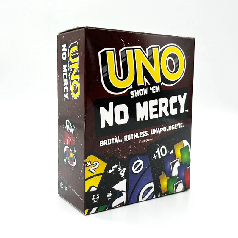 Uno No mercy Game Board Games UNO Cards Table Family Party Entertainment UNO Games Card Toys Children Birthday Christmas